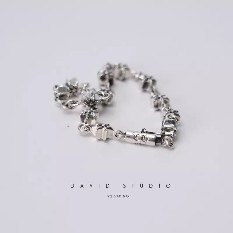 Chrome Hearts Cross Ring - Gothic 925 Sterling Silver Jewelry | David Studio