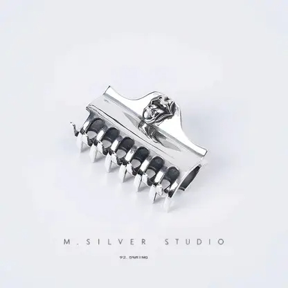 Chrome Hearts Cross Ring - Gothic 925 Sterling Silver Jewelry | David Studio