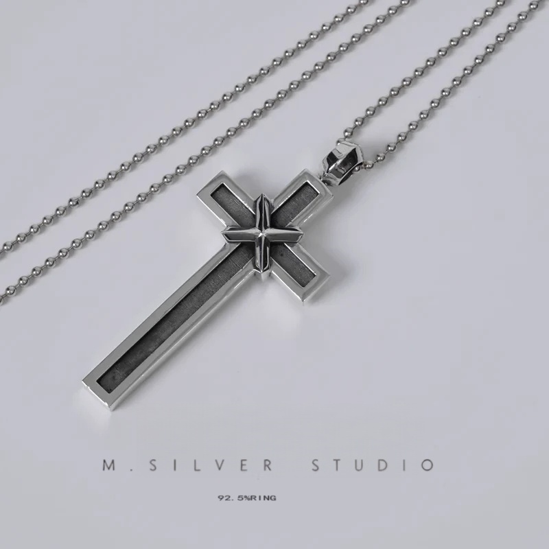 Chrome Hearts Cross Ring - Gothic 925 Sterling Silver Jewelry | David Studio