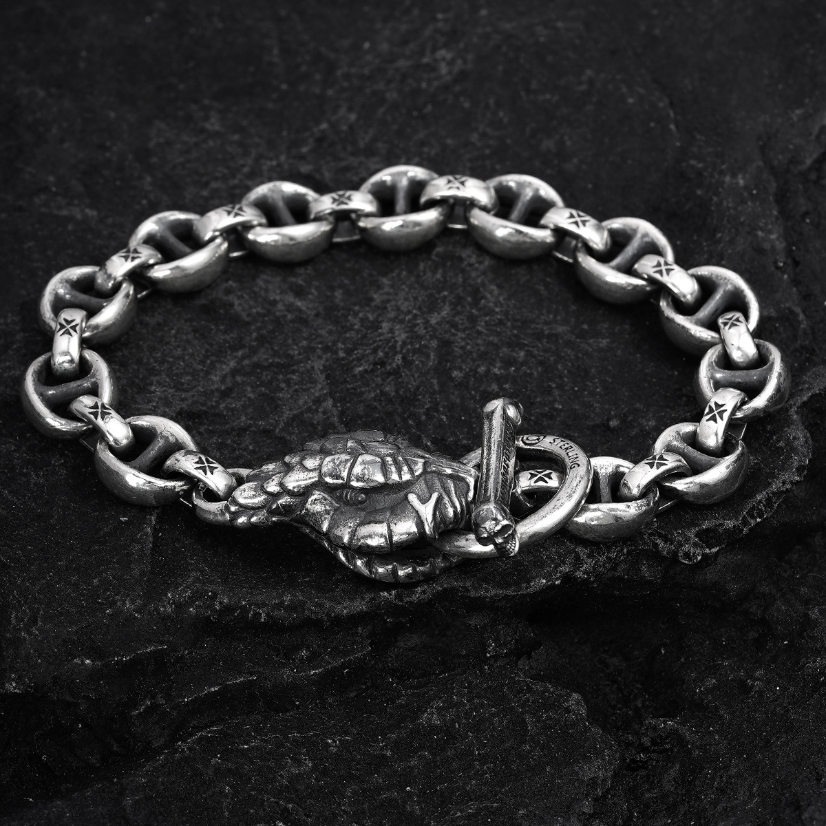 Chrome Hearts Cross Ring - Gothic 925 Sterling Silver Jewelry | David Studio