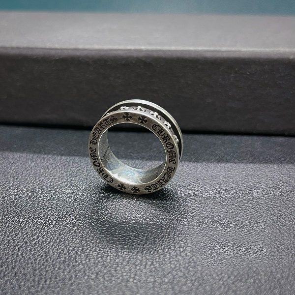 Chrome Hearts Cross Ring - Gothic 925 Sterling Silver Jewelry | David Studio