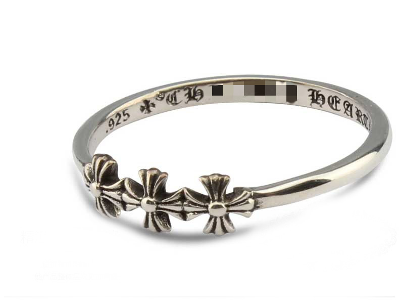 Chrome Hearts Cross Ring - Gothic 925 Sterling Silver Jewelry | David Studio