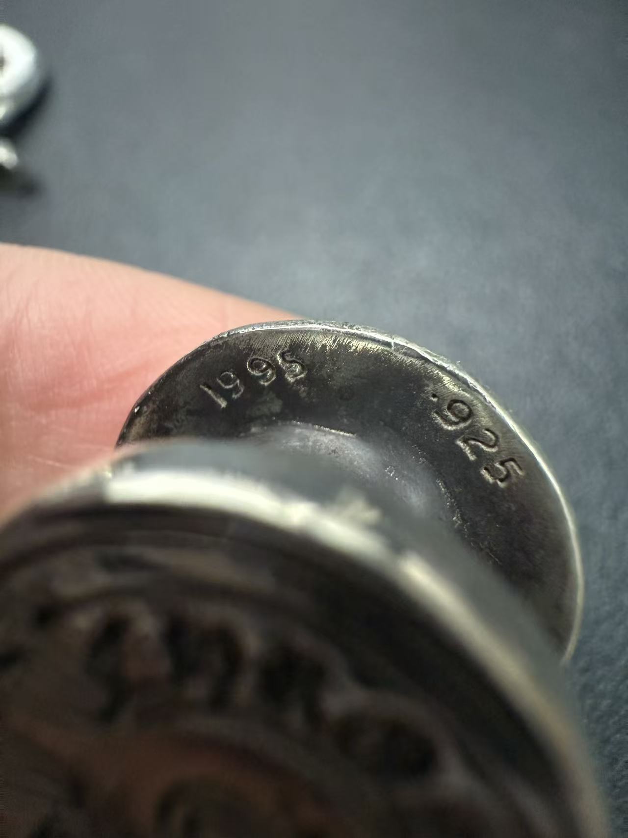 Chrome Hearts Cross Ring - Gothic 925 Sterling Silver Jewelry | David Studio