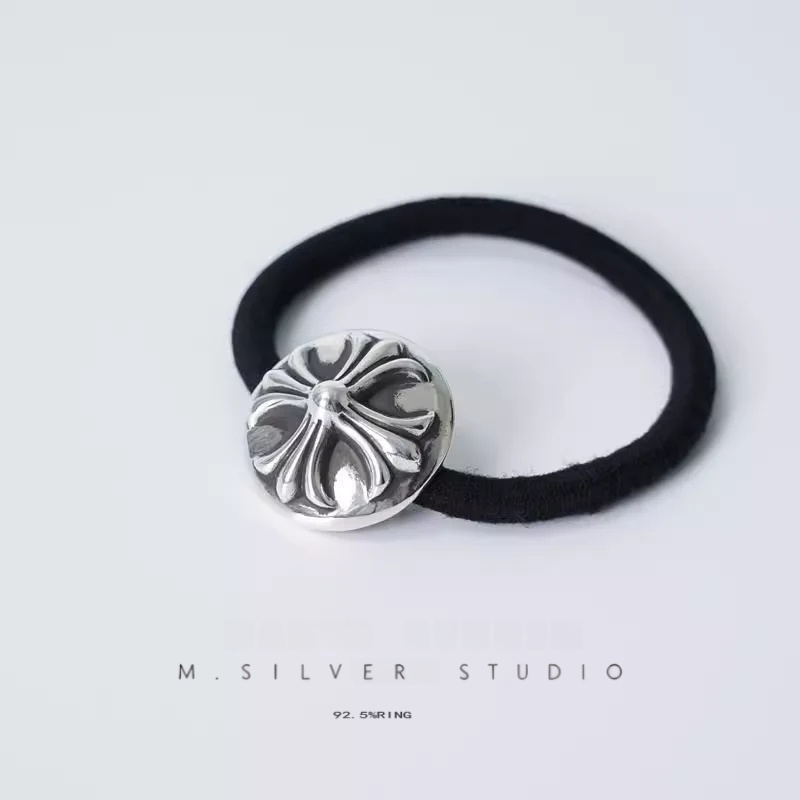 Chrome Hearts Cross Ring - Gothic 925 Sterling Silver Jewelry | David Studio