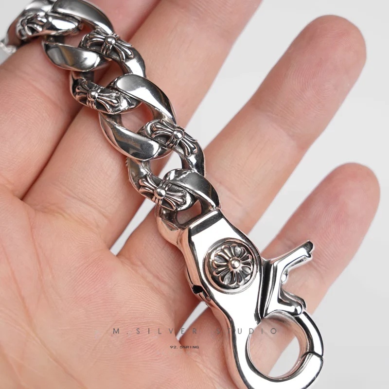 Chrome Hearts Cross Ring - Gothic 925 Sterling Silver Jewelry | David Studio