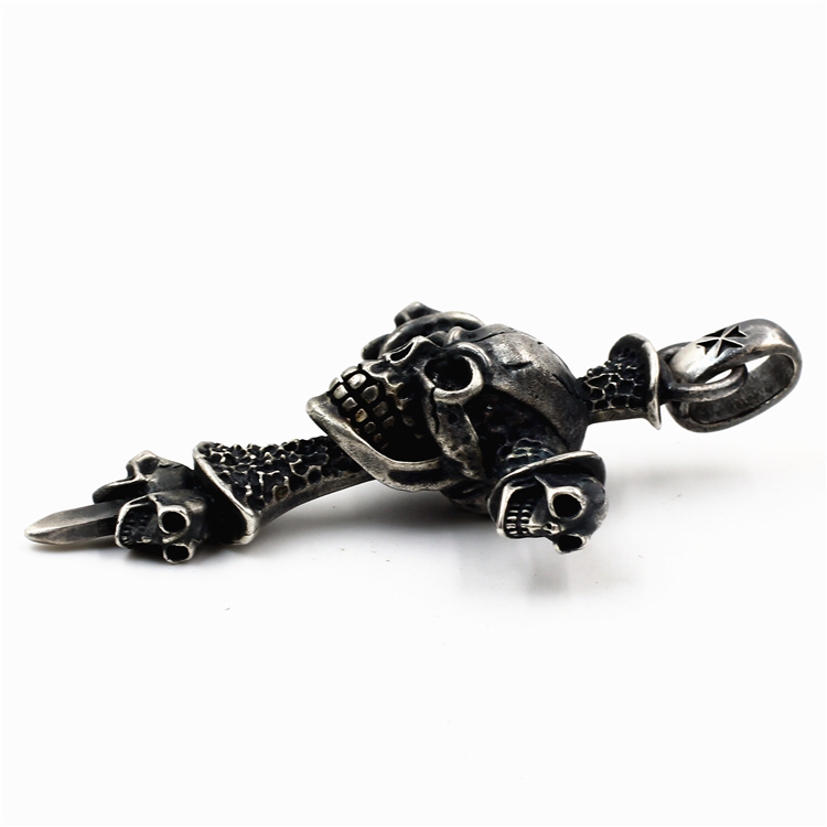 Chrome Hearts Cross Ring - Gothic 925 Sterling Silver Jewelry | David Studio