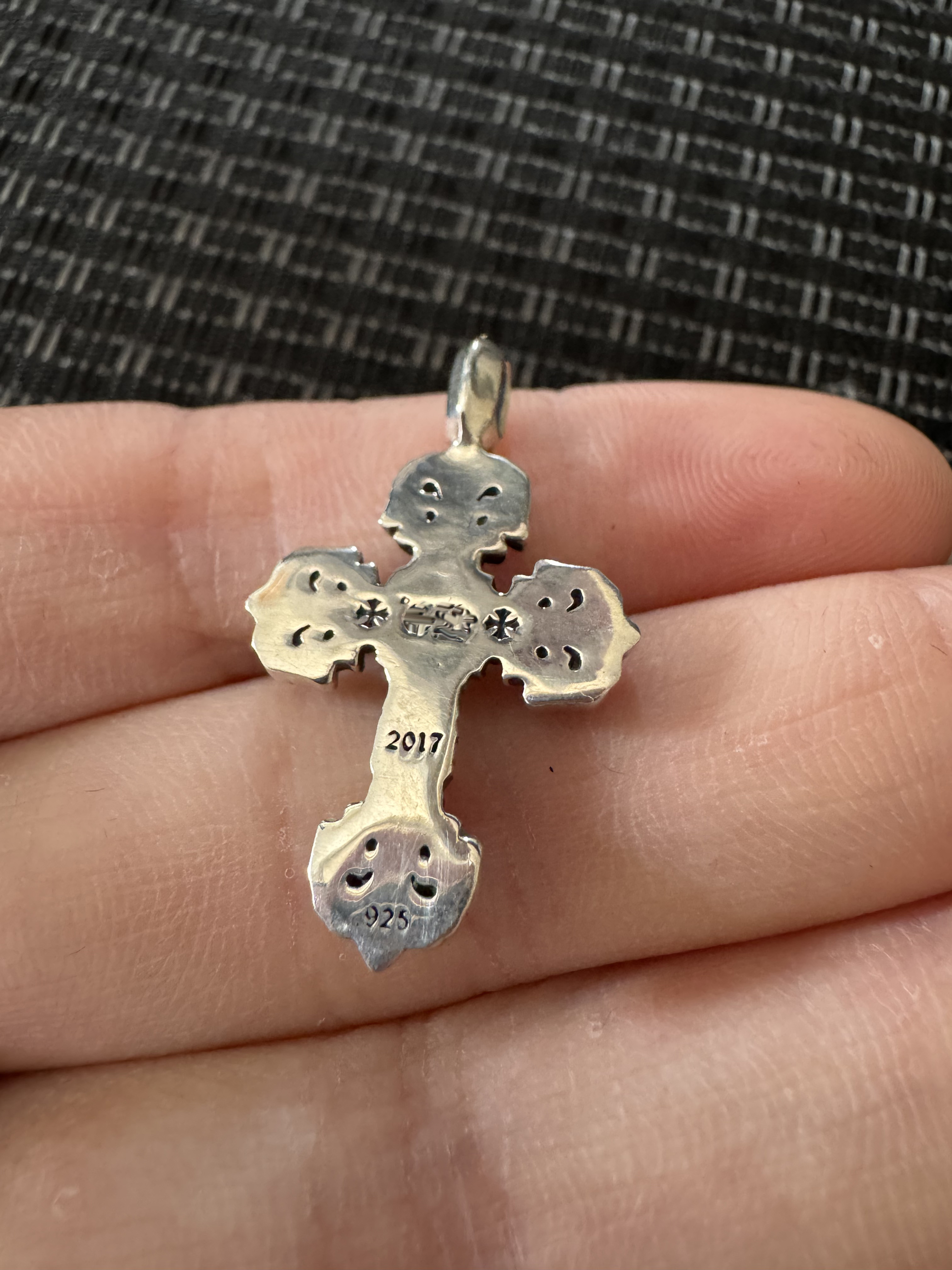 Chrome Hearts Cross Ring - Gothic 925 Sterling Silver Jewelry | David Studio