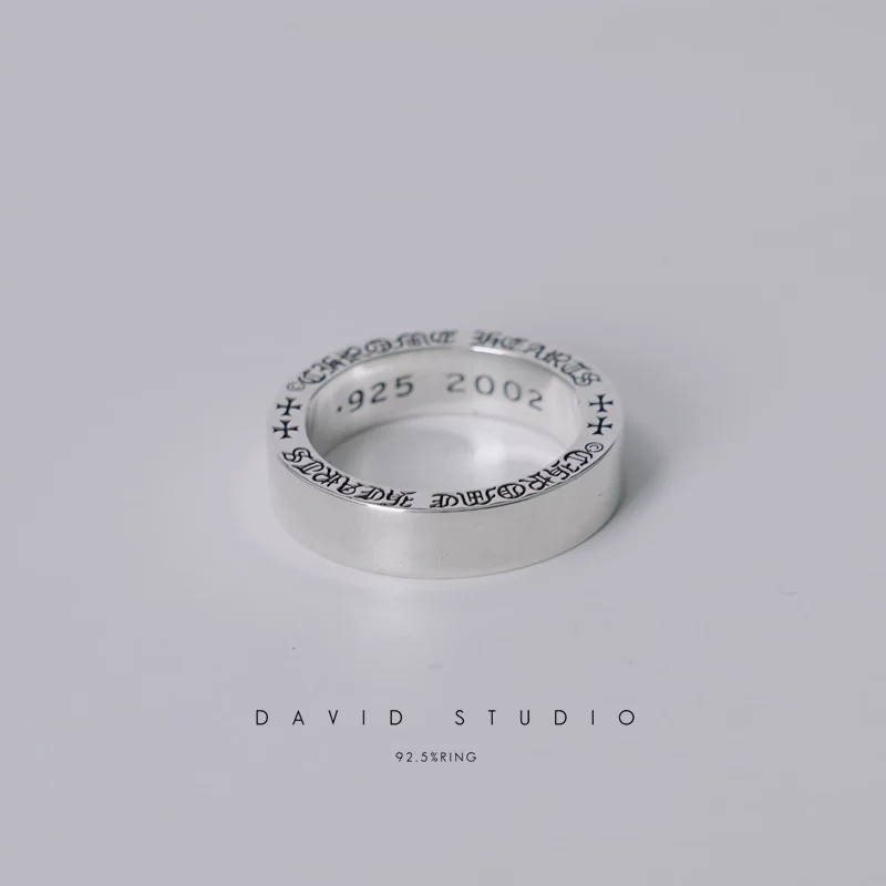 Chrome Hearts Cross Ring - Gothic 925 Sterling Silver Jewelry | David Studio