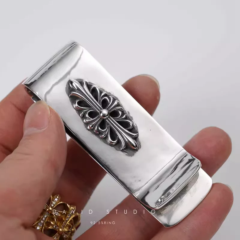 Chrome Hearts Cross Ring - Gothic 925 Sterling Silver Jewelry | David Studio