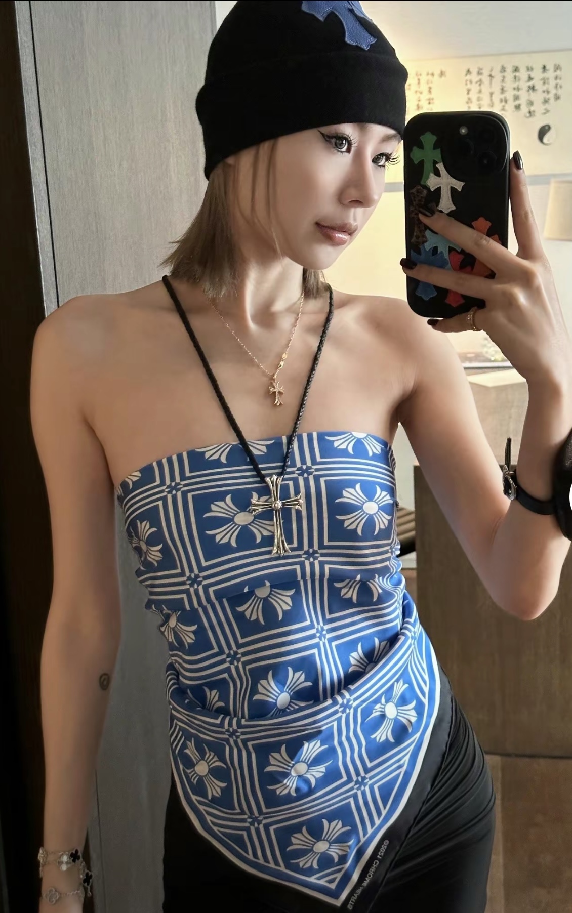 Chrome Hearts Cross Ring - Gothic 925 Sterling Silver Jewelry | David Studio