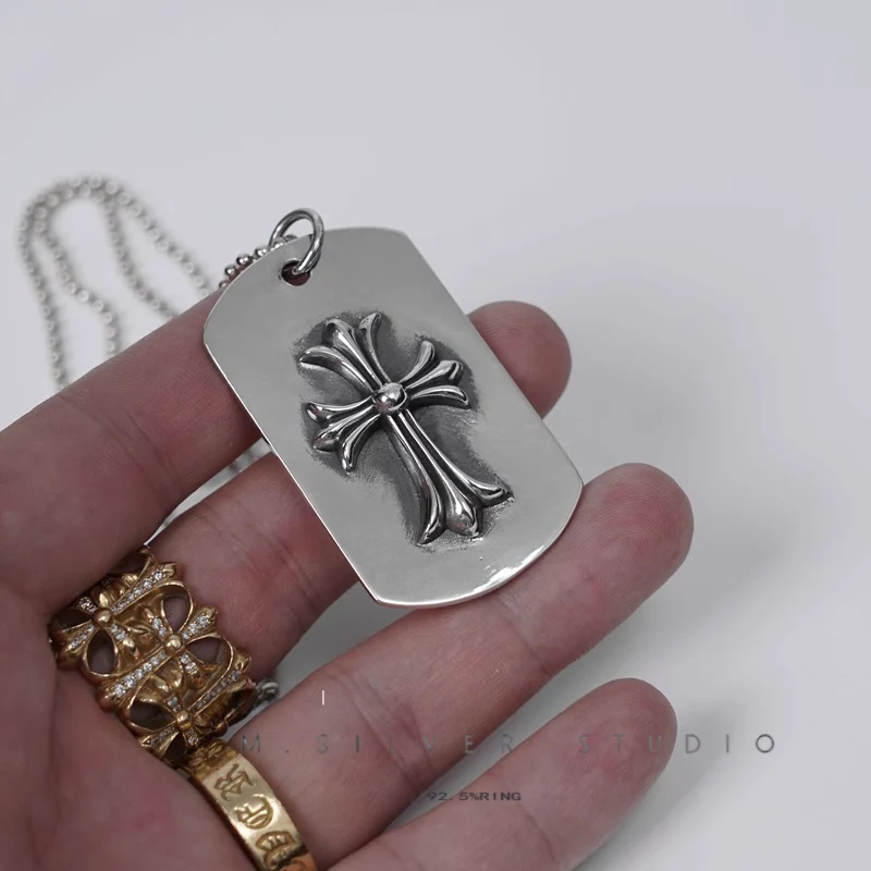 Chrome Hearts Cross Ring - Gothic 925 Sterling Silver Jewelry | David Studio