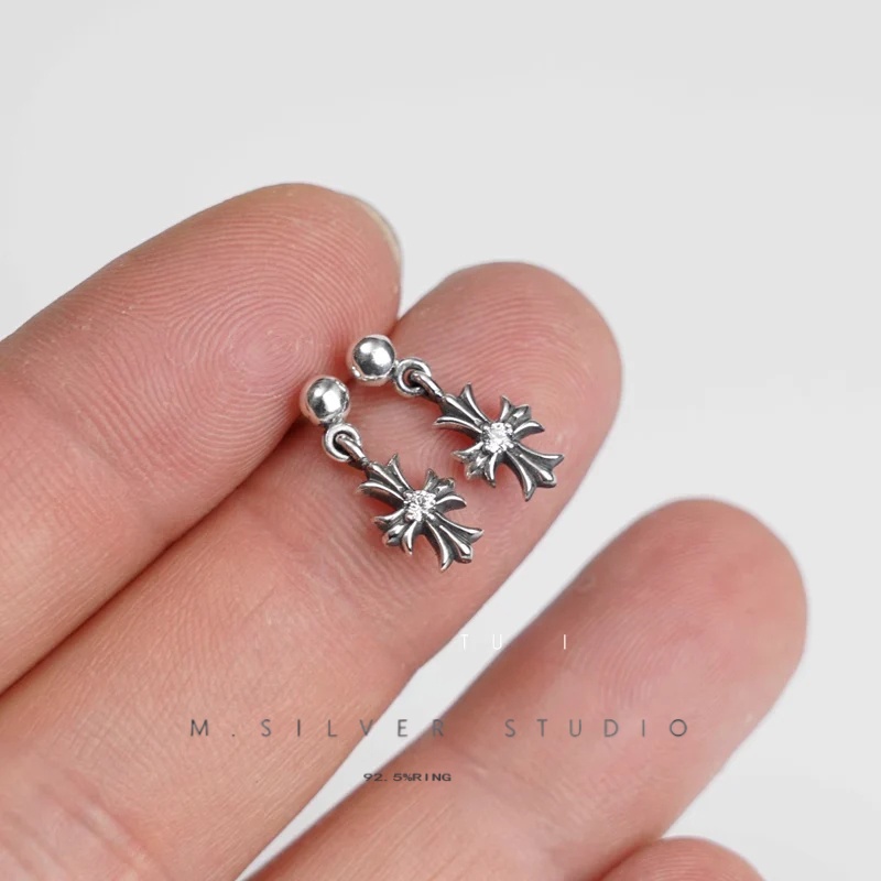 Chrome Hearts Cross Ring - Gothic 925 Sterling Silver Jewelry | David Studio