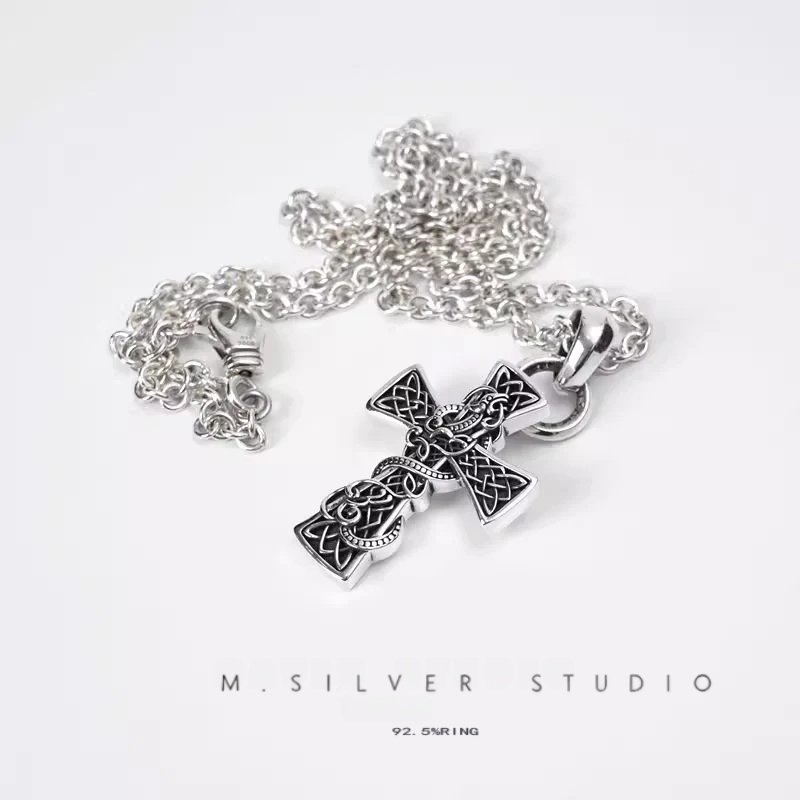 Chrome Hearts Cross Ring - Gothic 925 Sterling Silver Jewelry | David Studio