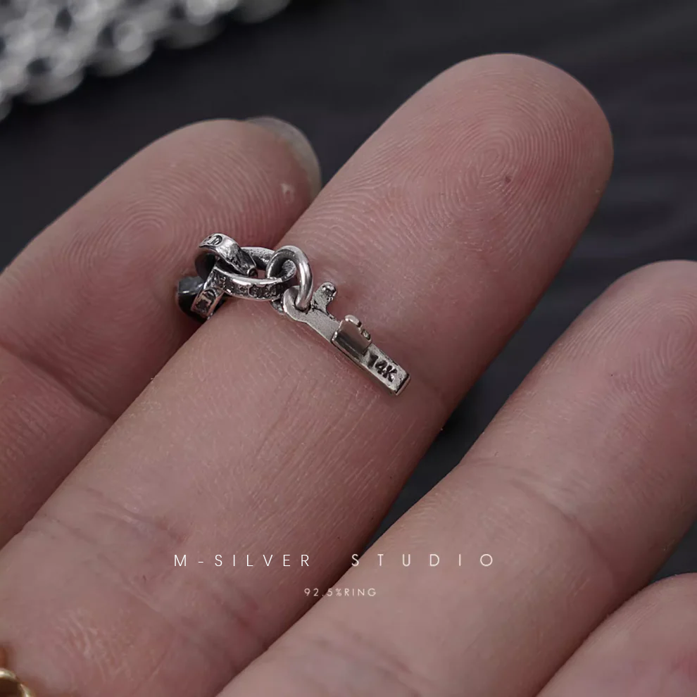 Chrome Hearts Cross Ring - Gothic 925 Sterling Silver Jewelry | David Studio