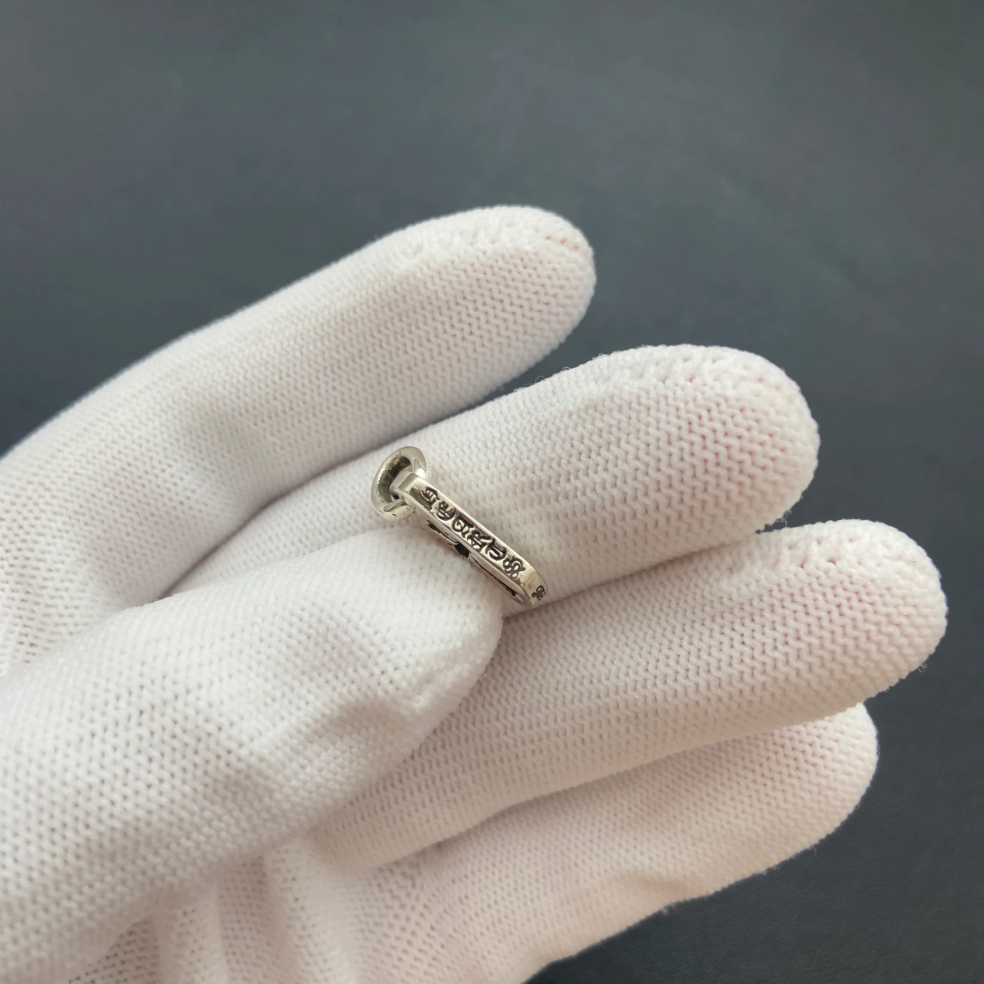 Chrome Hearts Cross Ring - Gothic 925 Sterling Silver Jewelry | David Studio