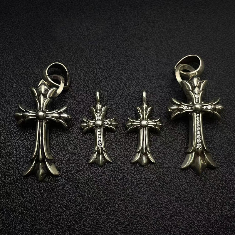 Chrome Hearts Cross Ring - Gothic 925 Sterling Silver Jewelry | David Studio