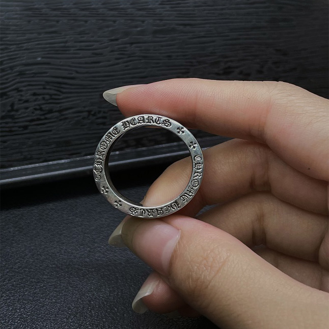 Chrome Hearts Cross Ring - Gothic 925 Sterling Silver Jewelry | David Studio