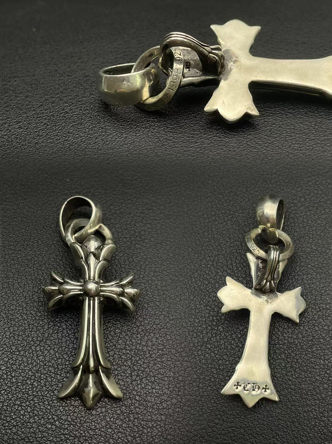 Chrome Hearts Cross Ring - Gothic 925 Sterling Silver Jewelry | David Studio