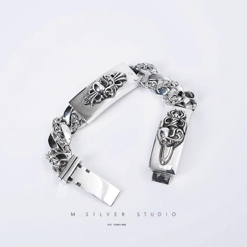 Chrome Hearts Cross Ring - Gothic 925 Sterling Silver Jewelry | David Studio