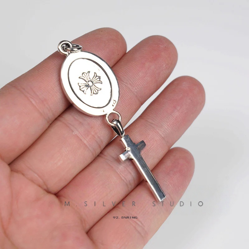 Chrome Hearts Cross Ring - Gothic 925 Sterling Silver Jewelry | David Studio