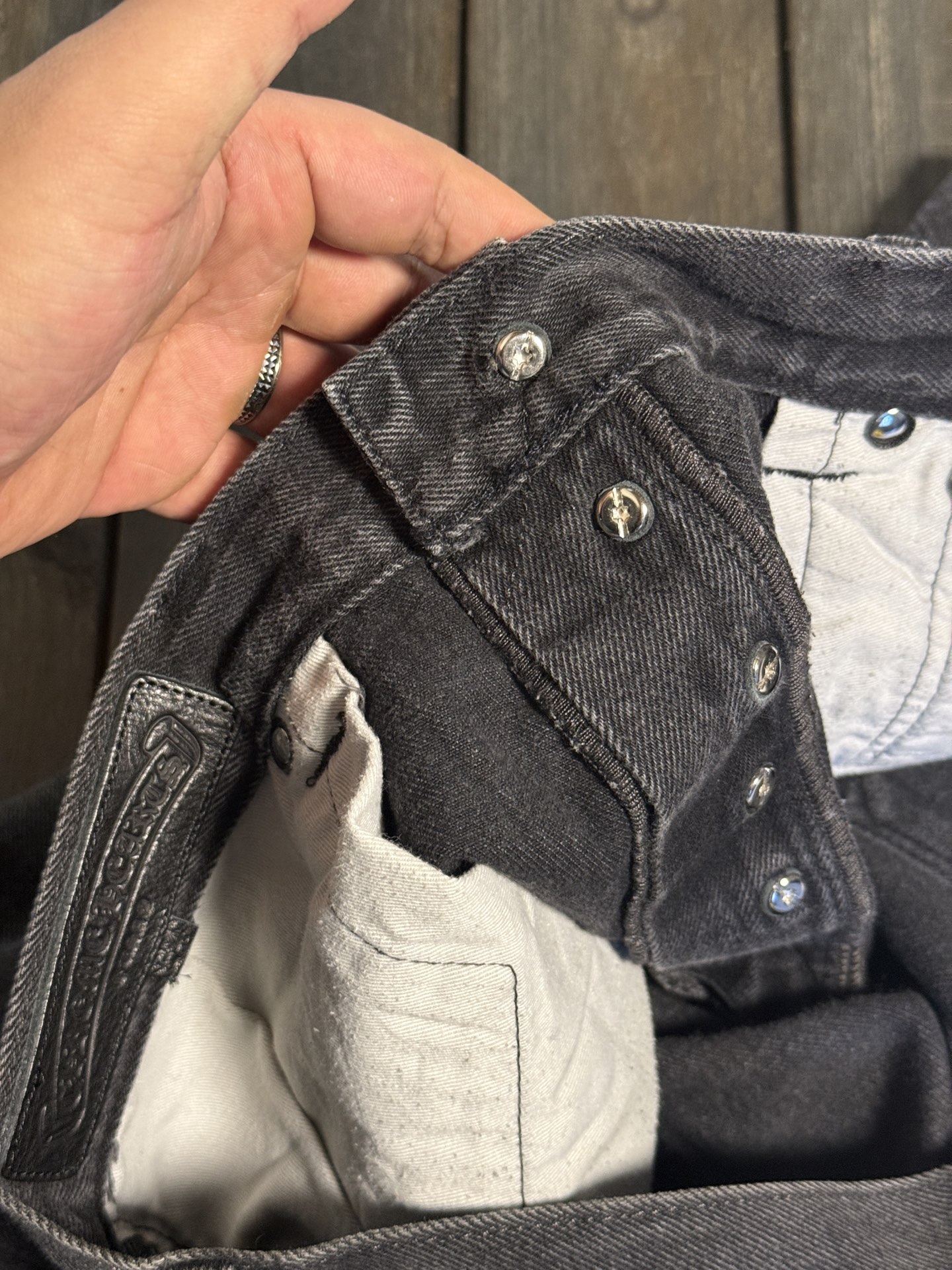 Chrome Hearts Cross Ring - Gothic 925 Sterling Silver Jewelry | David Studio