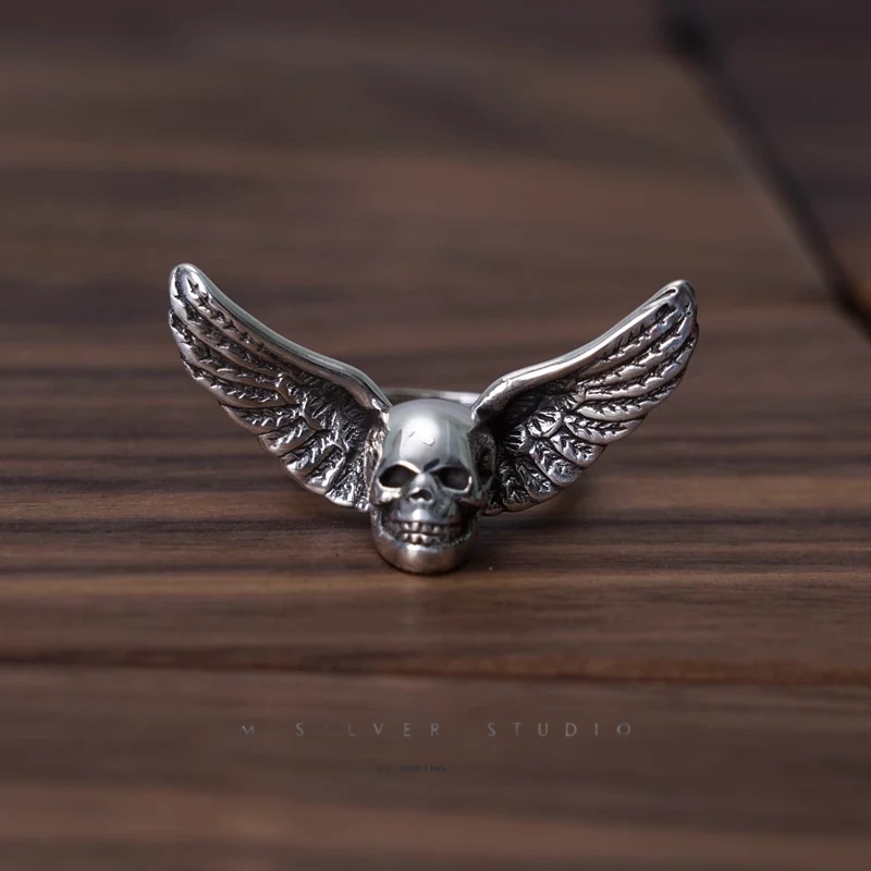 Chrome Hearts Cross Ring - Gothic 925 Sterling Silver Jewelry | David Studio