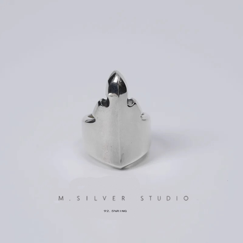 Chrome Hearts Cross Ring - Gothic 925 Sterling Silver Jewelry | David Studio