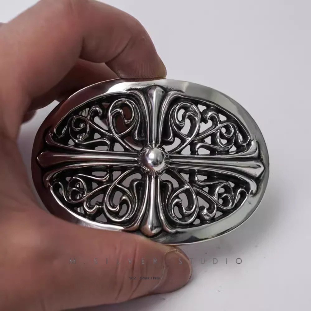 Chrome Hearts Cross Ring - Gothic 925 Sterling Silver Jewelry | David Studio