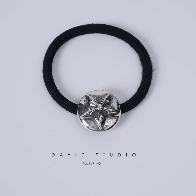 Chrome Hearts Cross Ring - Gothic 925 Sterling Silver Jewelry | David Studio