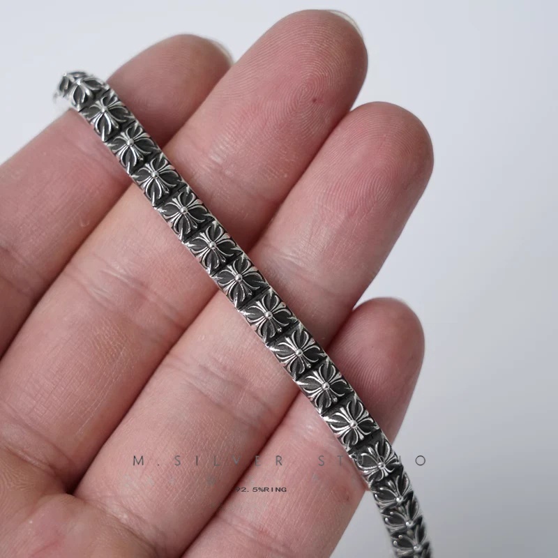 Chrome Hearts Cross Ring - Gothic 925 Sterling Silver Jewelry | David Studio