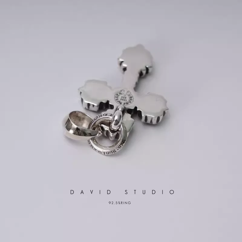 Chrome Hearts Cross Ring - Gothic 925 Sterling Silver Jewelry | David Studio