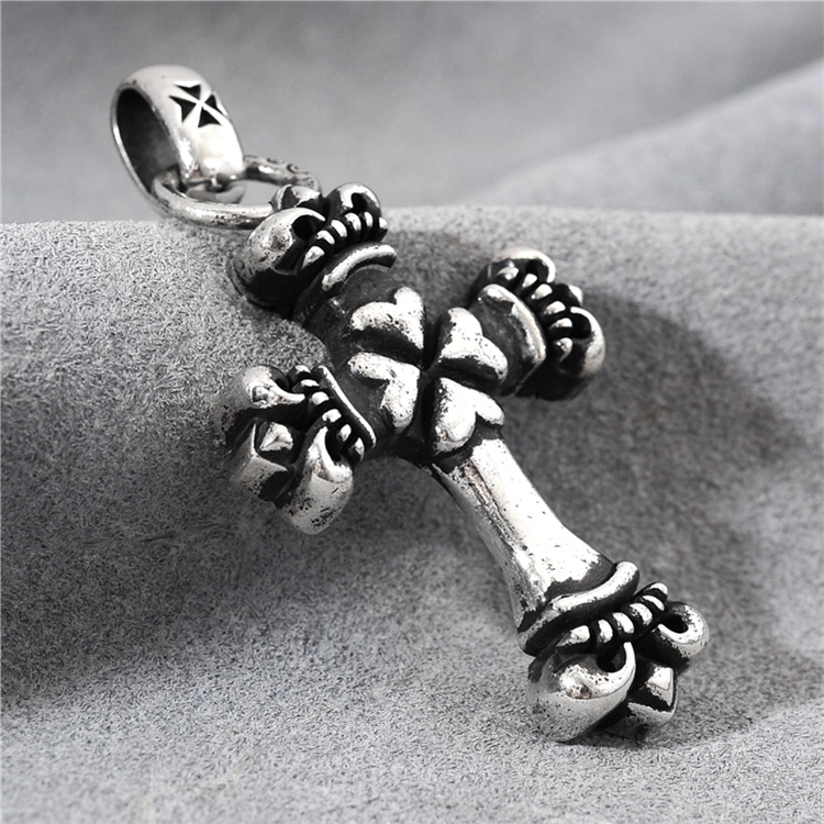 Chrome Hearts Cross Ring - Gothic 925 Sterling Silver Jewelry | David Studio
