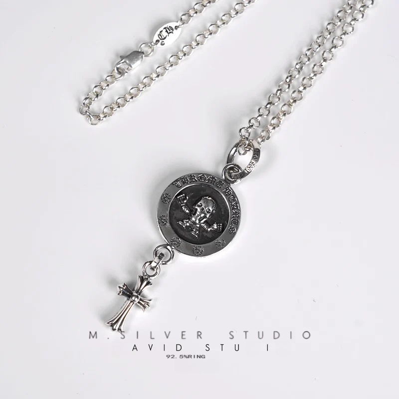 Chrome Hearts Cross Ring - Gothic 925 Sterling Silver Jewelry | David Studio