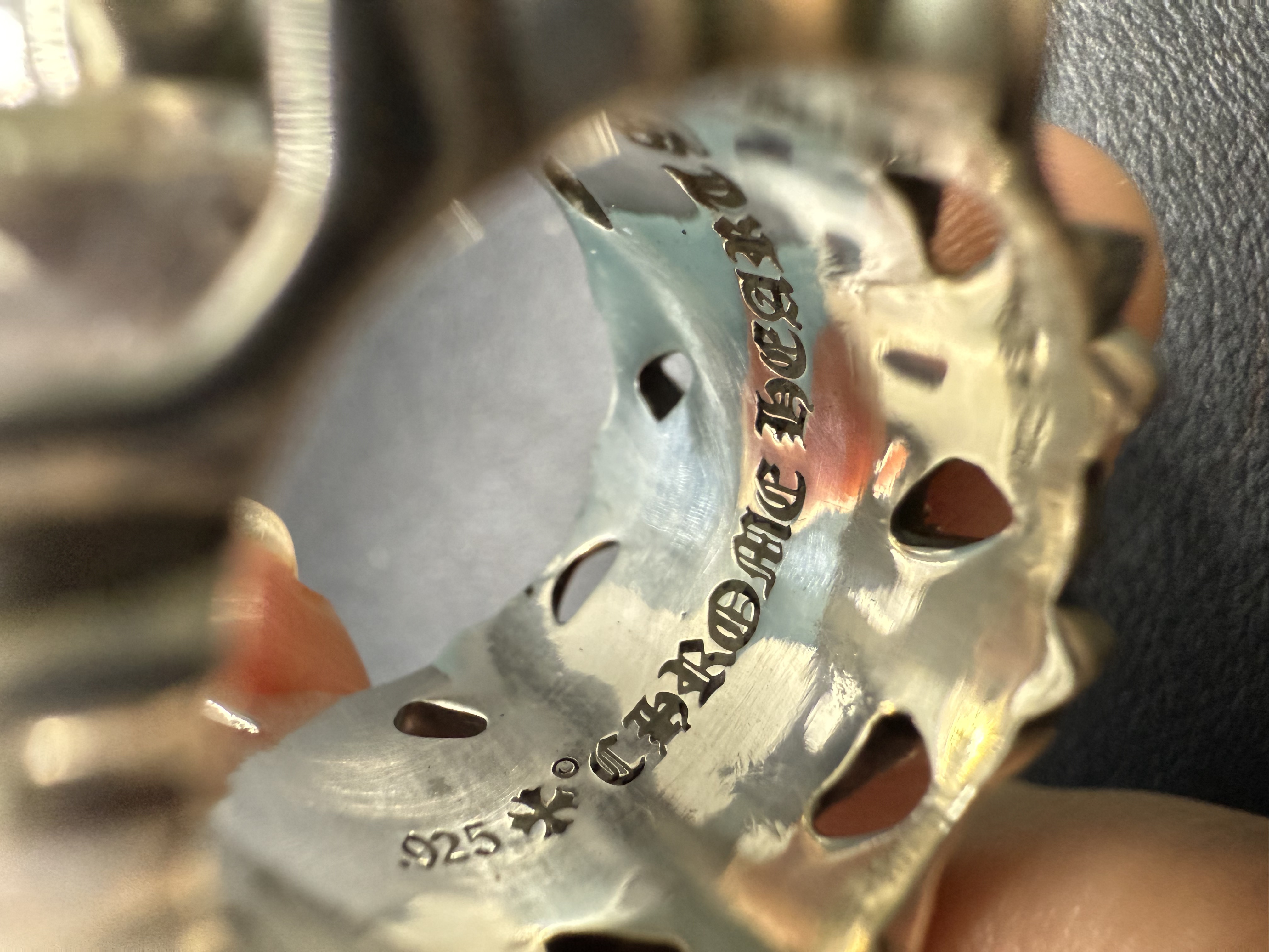 Chrome Hearts Cross Ring - Gothic 925 Sterling Silver Jewelry | David Studio