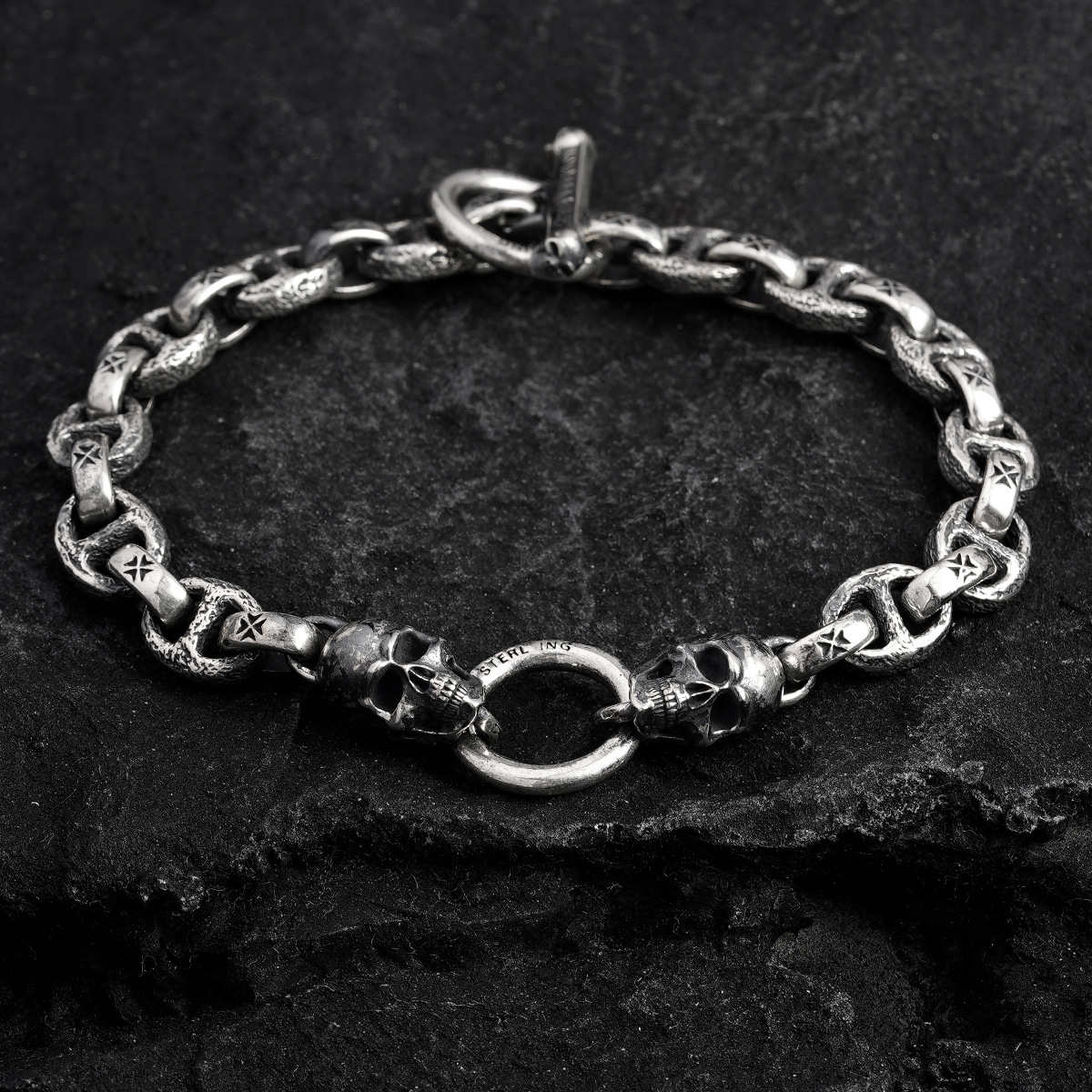 Chrome Hearts Cross Ring - Gothic 925 Sterling Silver Jewelry | David Studio