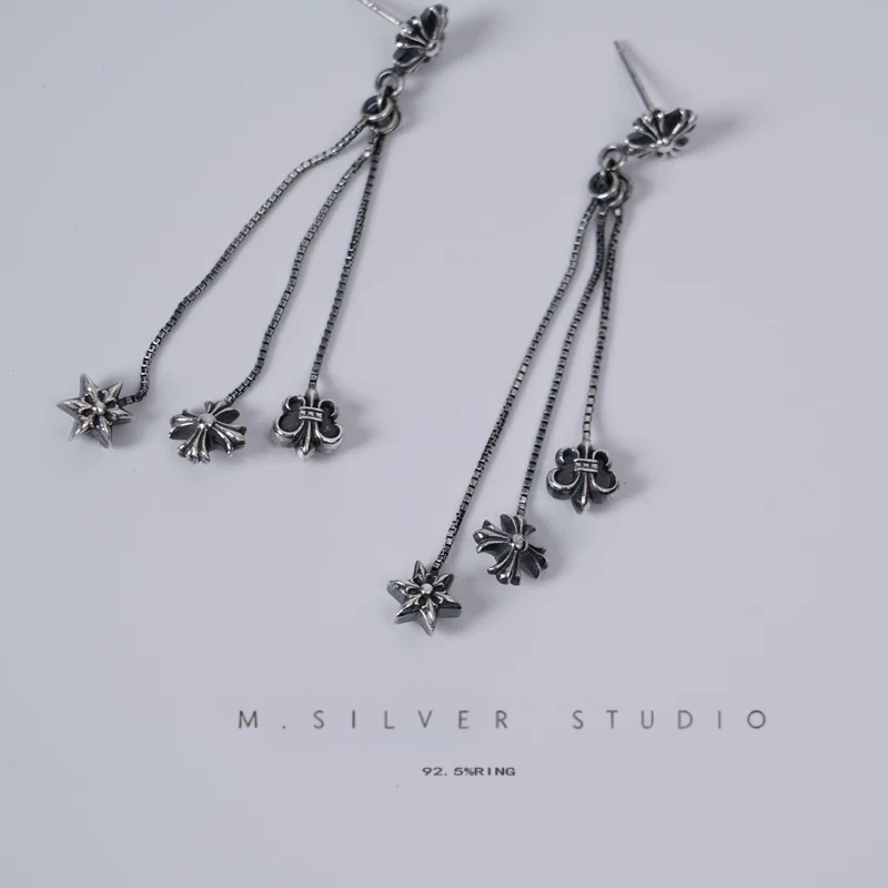 Chrome Hearts Cross Ring - Gothic 925 Sterling Silver Jewelry | David Studio