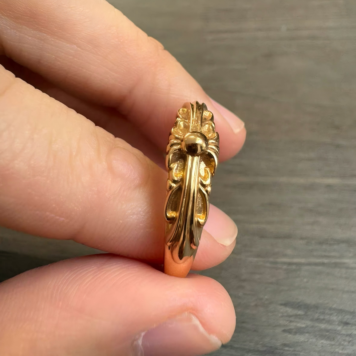 Chrome Hearts Cross Ring - Gothic 925 Sterling Silver Jewelry | David Studio