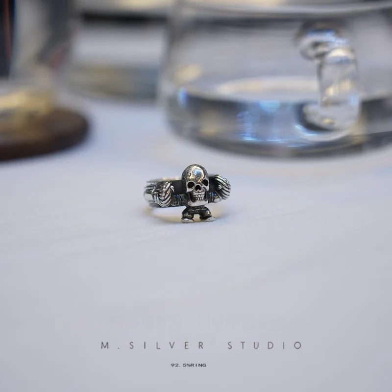 Chrome Hearts Cross Ring - Gothic 925 Sterling Silver Jewelry | David Studio