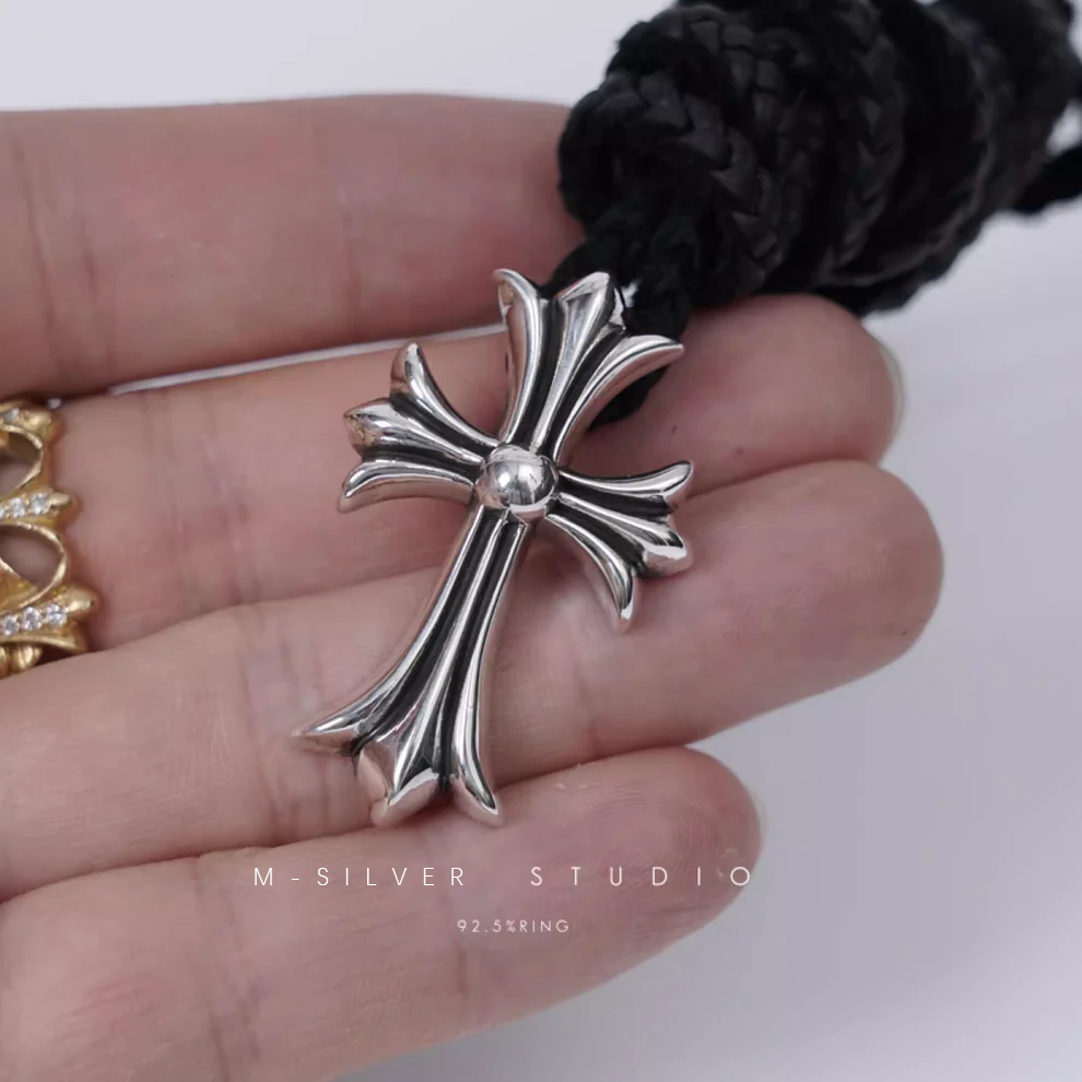 Chrome Hearts Cross Ring - Gothic 925 Sterling Silver Jewelry | David Studio