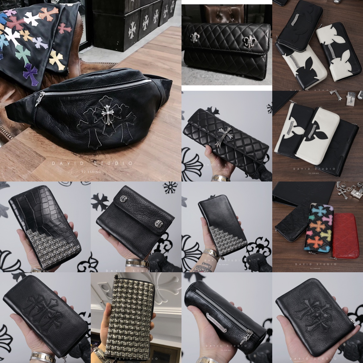 Chrome Hearts Cross Ring - Gothic 925 Sterling Silver Jewelry | David Studio