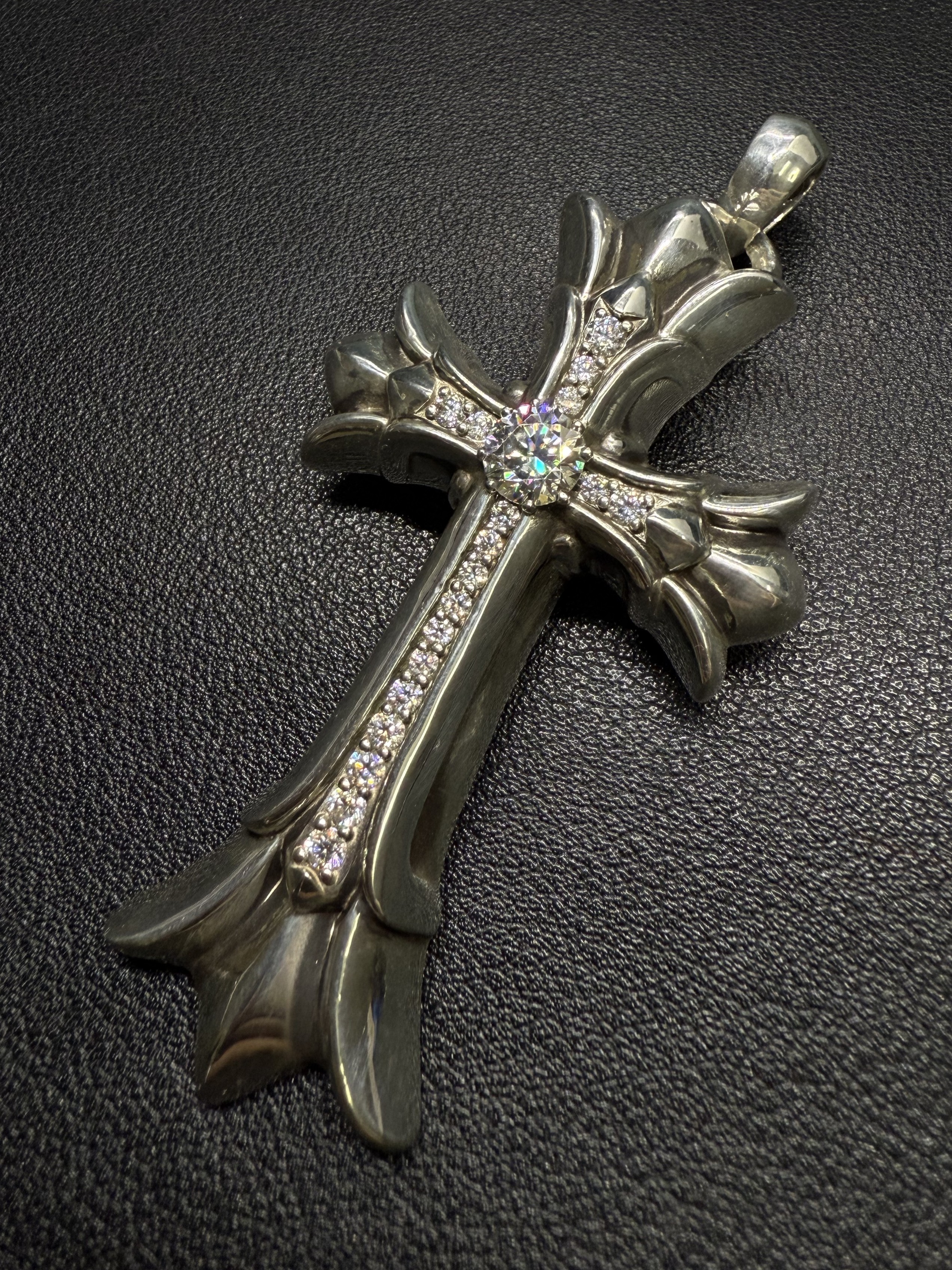 Chrome Hearts Cross Ring - Gothic 925 Sterling Silver Jewelry | David Studio