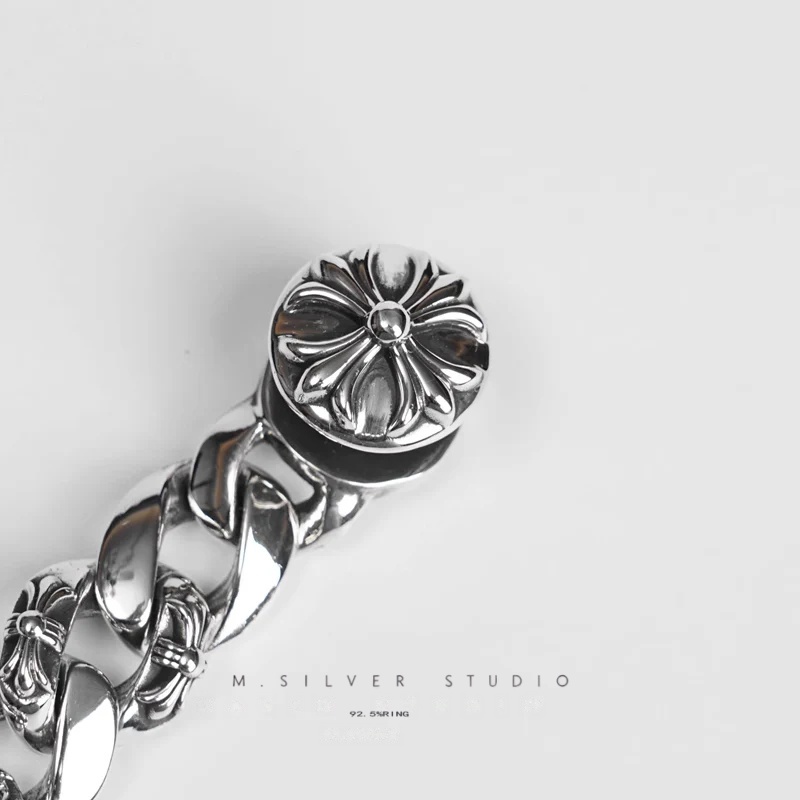 Chrome Hearts Cross Ring - Gothic 925 Sterling Silver Jewelry | David Studio