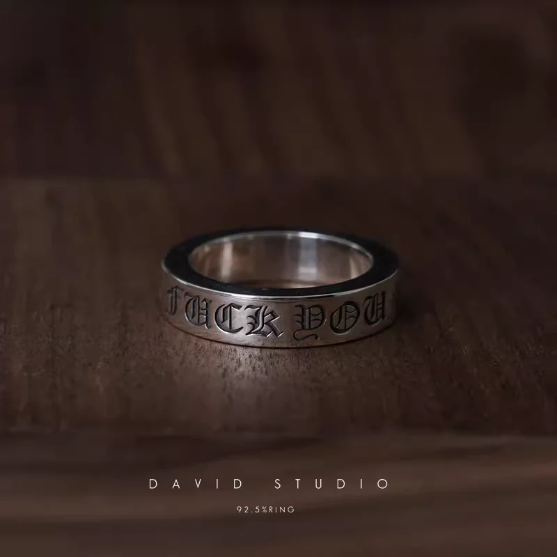 Chrome Hearts Cross Ring - Gothic 925 Sterling Silver Jewelry | David Studio