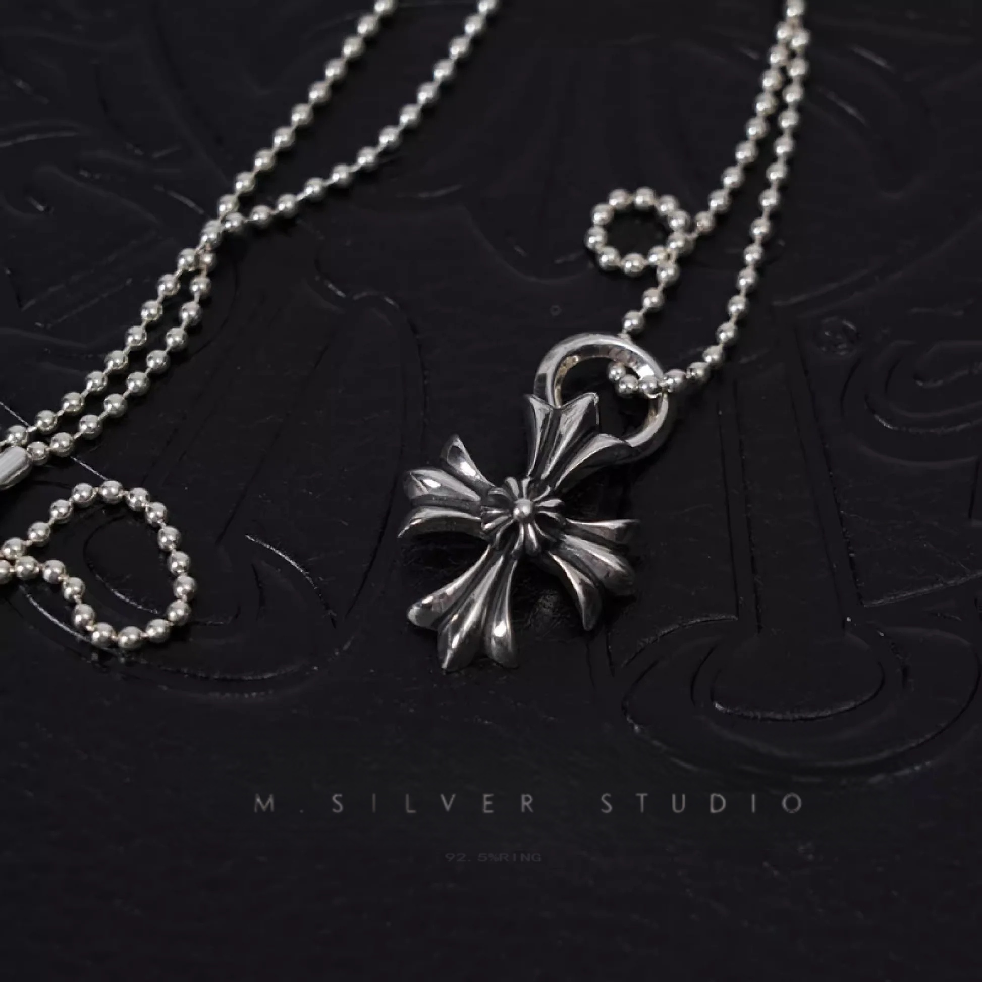 Chrome Hearts Cross Ring - Gothic 925 Sterling Silver Jewelry | David Studio