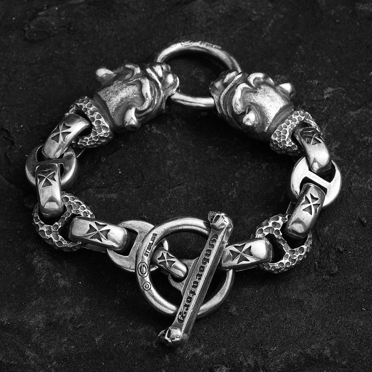 Chrome Hearts Cross Ring - Gothic 925 Sterling Silver Jewelry | David Studio