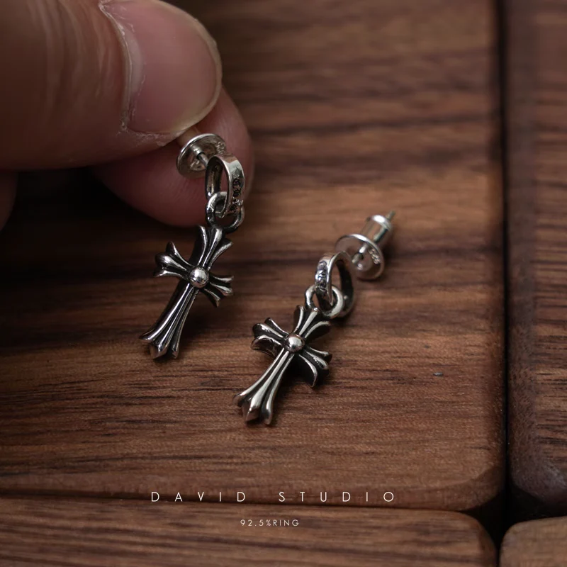 Chrome Hearts Cross Ring - Gothic 925 Sterling Silver Jewelry | David Studio
