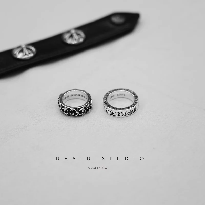 Chrome Hearts Cross Ring - Gothic 925 Sterling Silver Jewelry | David Studio