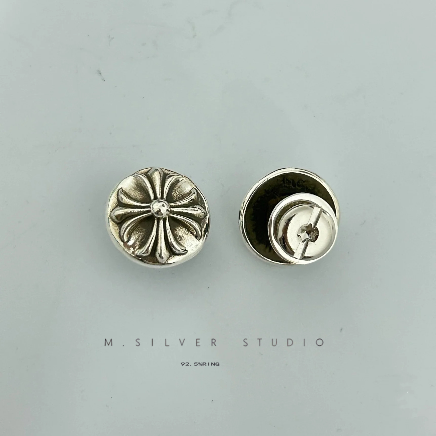 Chrome Hearts Cross Ring - Gothic 925 Sterling Silver Jewelry | David Studio