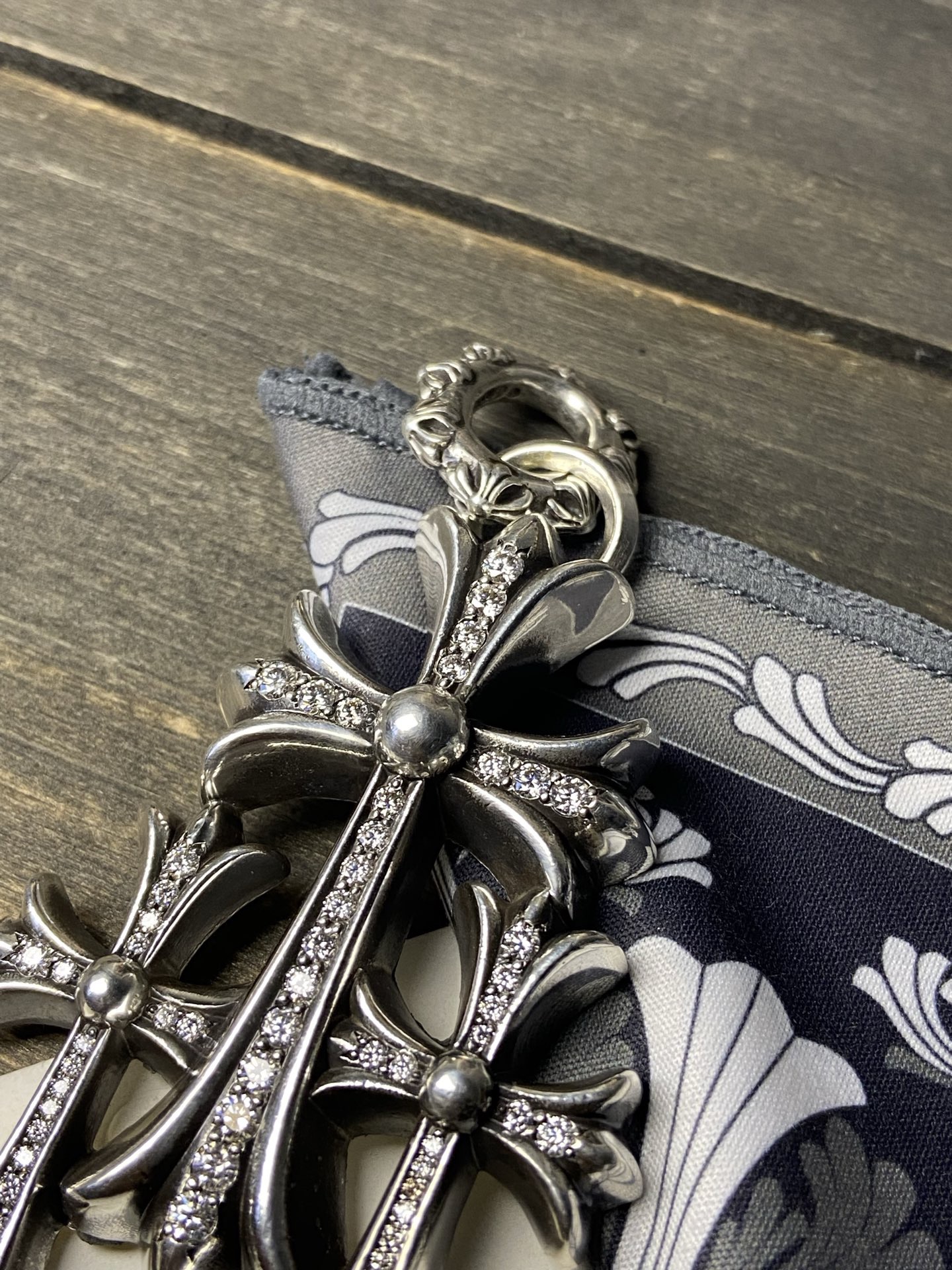 Chrome Hearts Cross Ring - Gothic 925 Sterling Silver Jewelry | David Studio