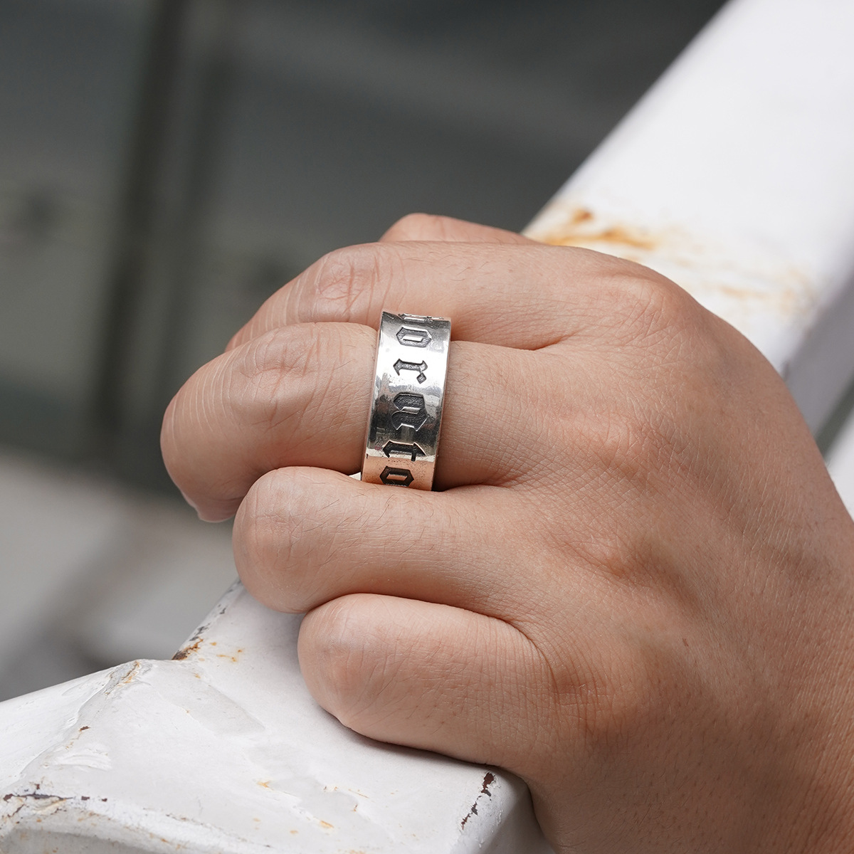 Chrome Hearts Cross Ring - Gothic 925 Sterling Silver Jewelry | David Studio